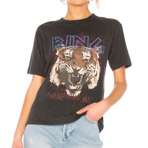 Anine Bing Tiger Graphic Tshirt Size Small New with tags, never worn